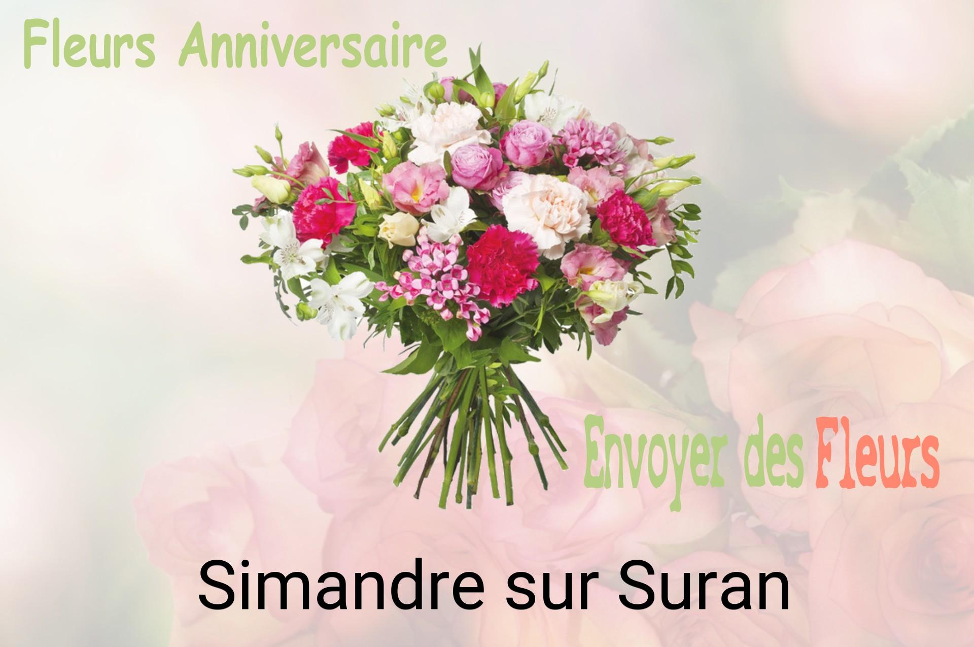 Bouquet de fleurs d’anniversaire livré à Simandre-sur-Suran